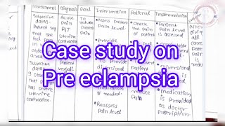 case study on pre eclampsia casestudy nursingcare preeclampsia [upl. by Lavud763]