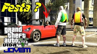 GTA V VIDA DE JOVEM  Primeiro DIA de AULA e já fui CONVIDADO para uma FESTA EP01 [upl. by Mott]