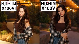 Fujifilm X100VI vs Fujifilm X100V Portrait Mode Autofocus Camera Test Comparison [upl. by Mathilde947]