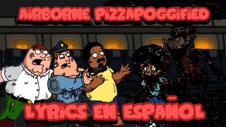 Airborne Pizzapoggified  Vs Rallo GlitchFNF Darkness Takeover Lyrics en Español [upl. by Anahsak389]