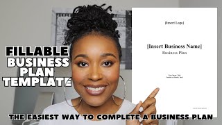 HOW TO WRITE A BUSINESS PLAN STEP BY STEP  FILL IN THE BLANK BUSINESS PLAN TEMPLATE [upl. by Dent]