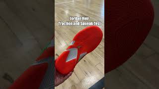 Jordan Brand Jordan Heir Traction and Squeak Test jordanheir jordanbrand jumpman [upl. by Nalac145]