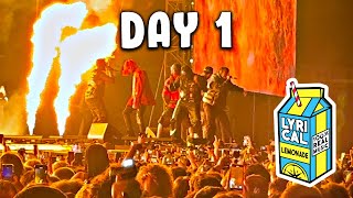 Summer Smash DAY 1 VLOG w Cactus Jack Famous Dex Big Sean amp More [upl. by Dera]