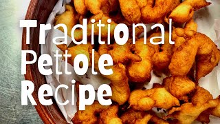 How to Make Awesome PettoleZeppole  Italian Christmas Recipes [upl. by Mathian]