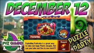 PvZ Heroes Daily Challenge 11072018 November 07 – Puzzle Party November 07th [upl. by Ellohcin]