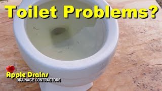 Overflowing Toilet How to Fix Stop Overflow How to Pull Toilet Rough In and Unclog [upl. by Rimidalb]