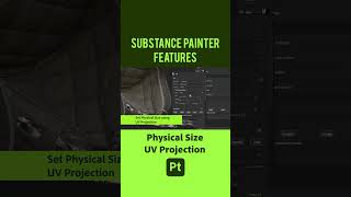 Substance Painter New Feature Physical Size with UV Projection [upl. by Aynek]