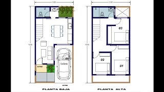 PLANO DE CASA DE 5X10 METROS CASA PEQUEÑA PERO BONITA [upl. by Nawuj479]