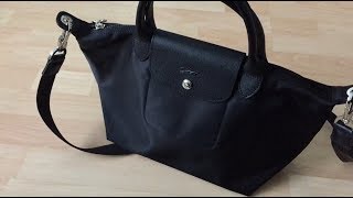 Unboxing Longchamp Le Pliage Neo Small Handbag  Online Shopping [upl. by Llerrut]