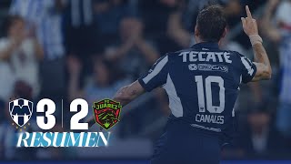 MONTERREY 32 FC JUÁREZ J8  EMOCIONANTE duelo de REMONTADAS [upl. by Leander757]