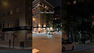 San Francisco at night California USA sf sanfrancisco california night usashorts travelusa [upl. by Garey]