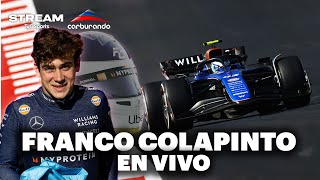 EN VIVO 🔴 FRANCO COLAPINTO en la FÓRMULA 1 junto a CARBURANDO  Vivilo en TyC Sports [upl. by Turnheim]