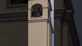 Electric Carillon system at Saint Peter church playing the Westminster chimes part 3 [upl. by Holleran]