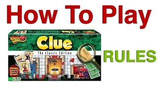 Learn Clue Board Game Rules and Instructions  How To Play Clue Game  Clue Cluedo Game Tutorial [upl. by Bowie]