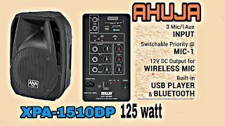 AHUJA XPA1510DP PA Active Speaker UNBOXING amp REVIEW [upl. by Eedak]