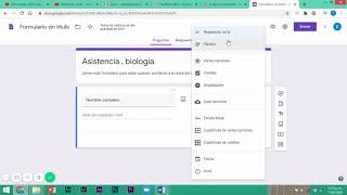 Crea formularios de asistencia con Google Forms ✅ [upl. by Samford]