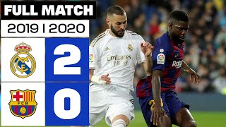 Real Madrid vs FC Barcelona 20 20192020 PARTIDO COMPLETO [upl. by Aileno]