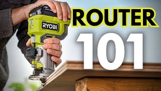 How to Use a Router  RYOBI Tools 101 [upl. by Rosena983]