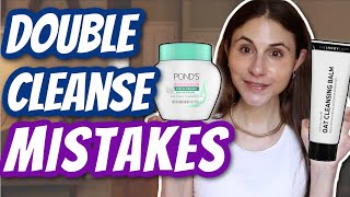 How to double cleanse COMMON MISTAKES  Dr Dray [upl. by Bach]