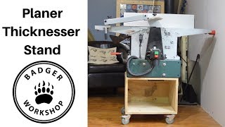 Planer Thicknesser Stand [upl. by Binah]