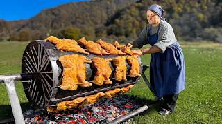 🔥 Grilled Chicken on a DIY Grill Taking the Internet by Storm 🍗🔥 [upl. by Ishii]