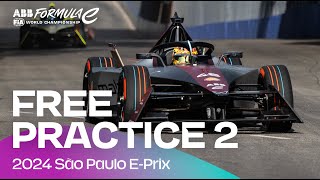 2024 São Paulo EPrix Round 4  Free Practice 2 [upl. by Naejamron]