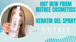 NEW FROM NUTREE PROFESSIONAL  KERATIN GEL SPRAY [upl. by Urbana]