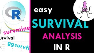 COMPLETE SURVIVAL ANALYSIS tutorial in R KaplanMeier Cox regression Forest Plots [upl. by Htebazie]