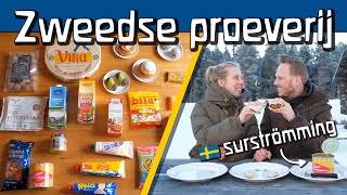 we eten surströmming • 19 typisch Zweedse lekkernijen amp specialiteiten • buitenfamilie [upl. by Hodosh302]