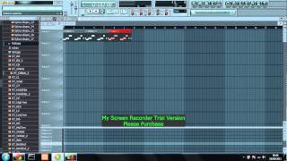 How to Make 4x4 BasslineNiche On FL Studio [upl. by Llien869]