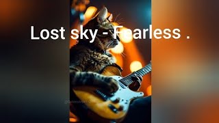 Lost sky  Fearless ft Chris Linton  Singing Tom 🐾 Cats playing Guitar 🎸NCS [upl. by Treiber]