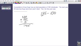 Calculating Growth Rate [upl. by Meensat]