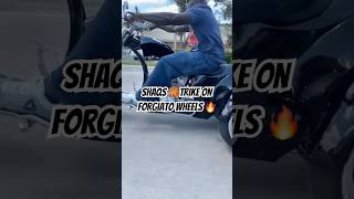 Shaq out sliding in his trike on Forgiatos Forgiato Trike Shaq [upl. by Ennelram]