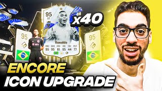 OPENING X40 ENCORE ICON UPGRADE SBC PACKS FC 24 Ultimate Team [upl. by Akers]