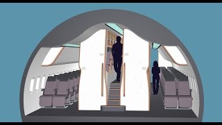 New aircraft cabin design to improve comfort in economy and business classes [upl. by Krell]