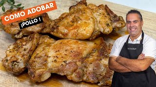 Como adobar pollo para sartén barbacoa u horno [upl. by Ibmab644]