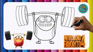 Dibuja a los Minions en Olimpiadas 🏋️‍♂️ 🌈Dibujos para niños🌈 [upl. by Corwin]