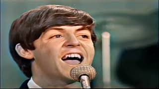 The Beatles Ed Sullivan Show 23rd Febuary 1964 Colour [upl. by Aurora]