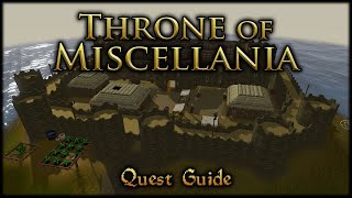 Throne of Miscellania  RuneScape Quest Guide  No Vocal Commentary [upl. by Jemimah]