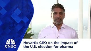 Novartis CEO on the impact of the US election for pharma [upl. by Anayek]