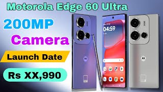 Motorola Edge 60 Ultra 5G Phone 200MP Camera Snapdragon 8 Gen4150W Charger Upcoming mobile [upl. by Lrub564]