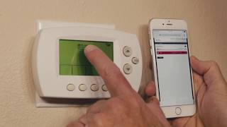 Honeywell WiFi Thermostat  Install and Setup [upl. by Chan]