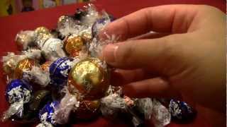 Ω HD ASMR  LINDT LINDOR Chocolate  Eating Sounds [upl. by Marko]