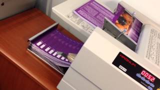 SUDEP Action Leaflet  Folding Machine © Motion Printing 2015 [upl. by Mairb854]