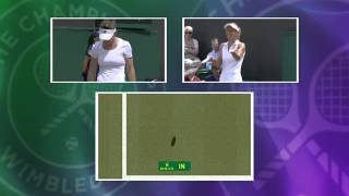 Lesia Tsurenko challenge fail  Wimbledon 2014 [upl. by Hands392]