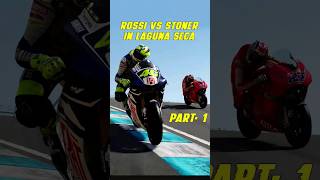 Valentino Rossi  Rossi vs Stoner Laguna Seca  Part1 motogpgame motogpgameplay motogp [upl. by Anytsyrk]