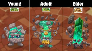 All Young Adult amp Elder Celestials Comparison MSM vs DoF  Adult Syncopite  My Singing Monsters [upl. by Gwenny]