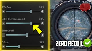 Tips for No Recoil Controlling Settings for Gyro Players to Spray Accurate in BGMIPUBG MOBILE🔥 [upl. by Quartis211]