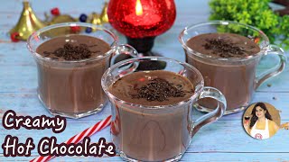 Hot Chocolate Recipe  Creamy amp Thick Homemade Hot Chocolate  Kanaks Kitchen [upl. by Brunell]