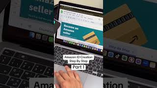 How To Create Amazon Seller Account amazon sellercenter business entrepreneur earnonline [upl. by Enitsirk]